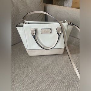 Kate Spade White and Tan everyday purse